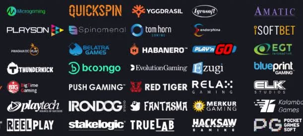 Pinko Casino oʻyin provayderlari